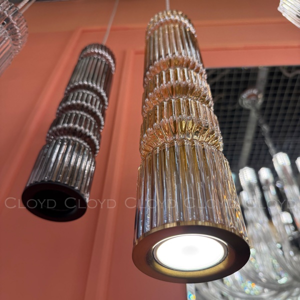 Подвесной светильник Cloyd HOW P1 / выс. 39 см - латунь - шампань (арт.11606) от интернет-магазина IDODOM.RU