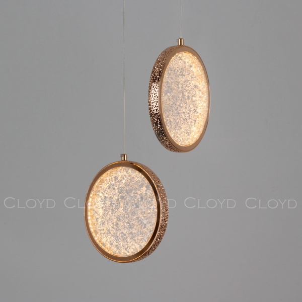 Подвесной светильник Cloyd RINGONE-A P1 / Ø20 см - золото (арт.11147) от интернет-магазина IDODOM.RU