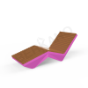 Шезлонг Quaro Seat с деревом Royal Purple