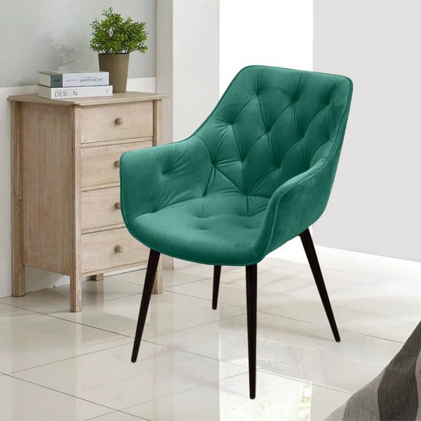 Стул Archi, бархат зелёный 19, опора конус от интернет-магазина IDODOM.RU