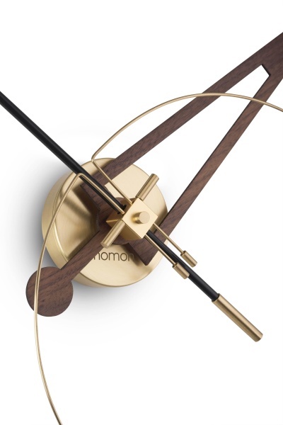 Настенные часы Cris N орех, красная стрелка от интернет-магазина IDODOM.RU