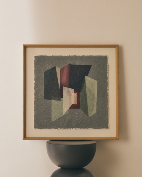 Картина Veluni из переработанной бумаги 60 x 60 см от интернет-магазина IDODOM.RU