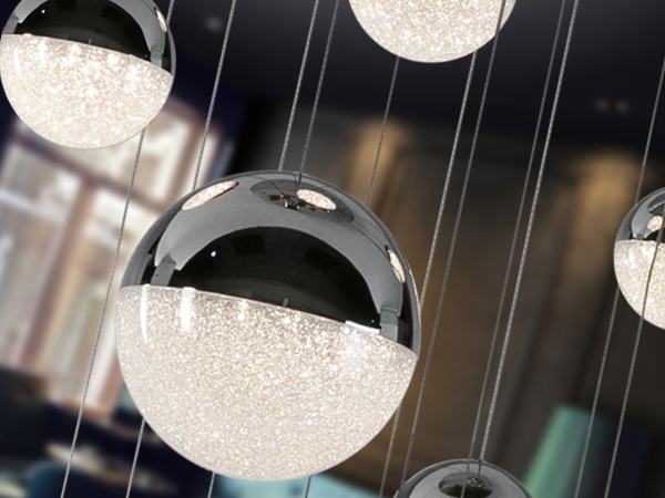 Люстра Sphere 14L хромированная D60 DIMABLE от интернет-магазина IDODOM.RU