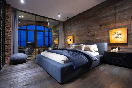 Бескаркасная кровать Драм -