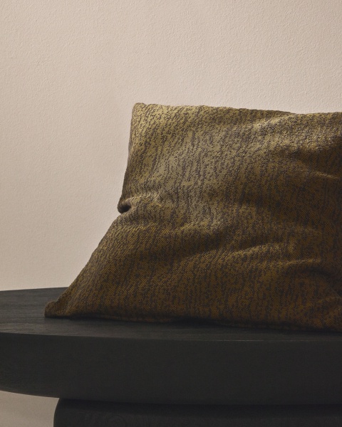 Чехол на подушку Melien из жаккарда зеленый  50 x 50 см от интернет-магазина IDODOM.RU