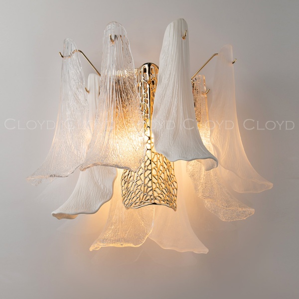 Бра Cloyd WASABI W3 / выс. 39 см - керамика - золото (арт.20407) от интернет-магазина IDODOM.RU