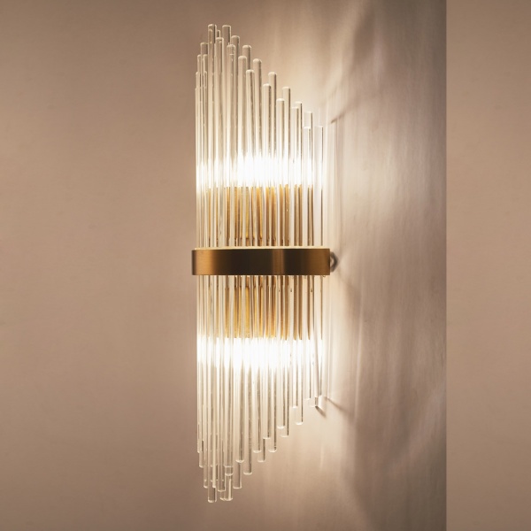 Бра Cloyd CADANCE-B W2 / выс. 54 см - латунь (арт.20164) от интернет-магазина IDODOM.RU