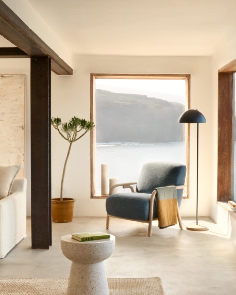 Pada Приставной столик из терраццо белого цвета Ø 40 см от интернет-магазина IDODOM.RU