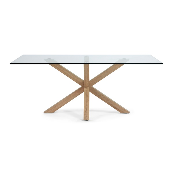 Стол Arya 200x100 металл стекло от интернет-магазина IDODOM.RU