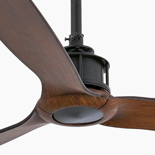 Потолочный вентилятор Just Fan черный/дерево 128 см S/R от интернет-магазина IDODOM.RU