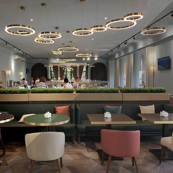 Подвесной светильник Cloyd RAUNDS P1 / Ø40 см - латунь (арт.10253) от интернет-магазина IDODOM.RU