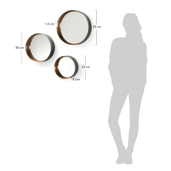 Комплект зеркал Wilson от интернет-магазина IDODOM.RU