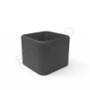 Кашпо Cubo 50 цвета черный гранит