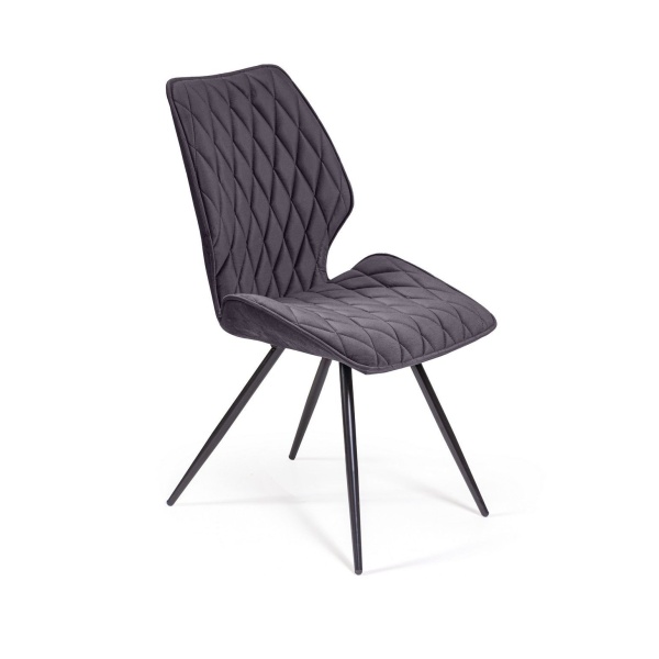 Стул Flash ромб, бархат серый 27 от интернет-магазина IDODOM.RU