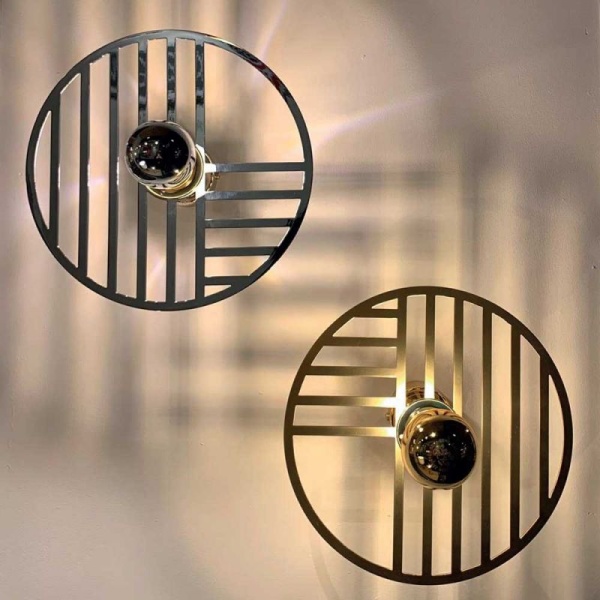 Настенный светильник Line с цоколем 10 см хром от интернет-магазина IDODOM.RU