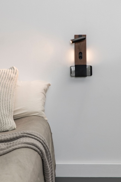 Бра с ридером Magos орех от интернет-магазина IDODOM.RU