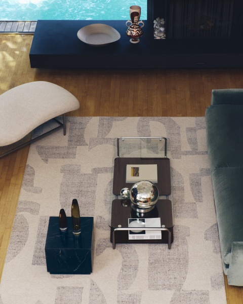 Ваза из коричневого стекла Toli 22,5 см от интернет-магазина IDODOM.RU