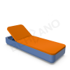 Шезлонг Grace Wave Blue, Orange