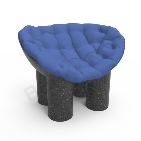 Кресло SLON Black Granite, Navy