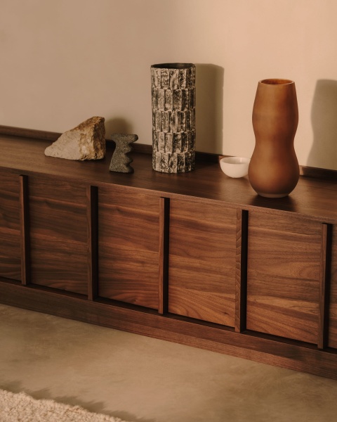 Arisa черная ваза из папье-маше, 31 см от интернет-магазина IDODOM.RU