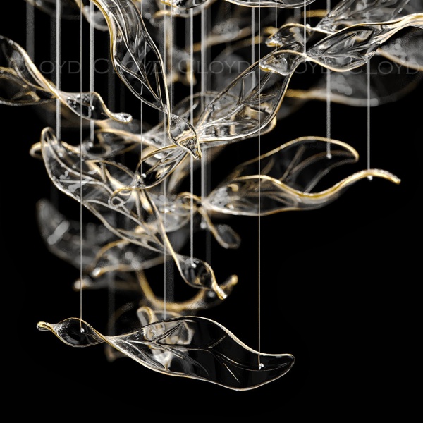 Декоративная композиция Cloyd AERIA 1715 S60 / Ø80 см - с потолочной чашей - белый (арт.60019) от интернет-магазина IDODOM.RU
