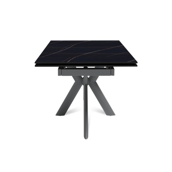 Стол раскладной Strong (160+40+40), керамика матовая Black Gold от интернет-магазина IDODOM.RU