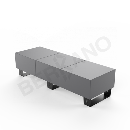 Скамейка Brick 180 Graphite
