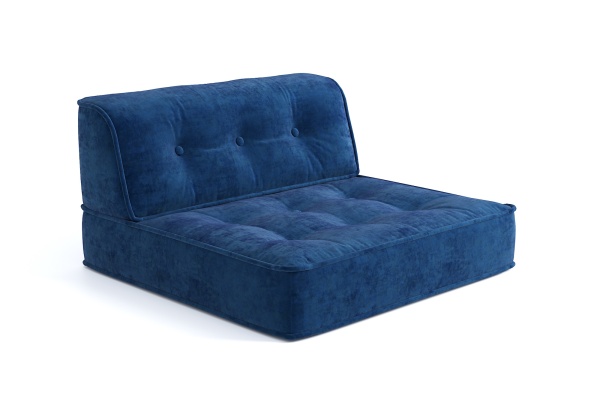 Гоа со спинкой - Эконом микровелюр