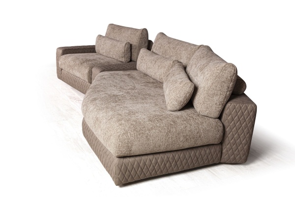 Aldo угловой модульный диван с терминальным углом и баром от интернет-магазина IDODOM.RU