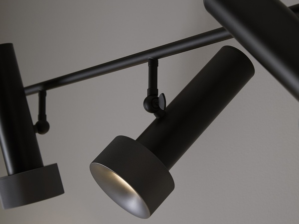 Подвесной светильник Focus 4L черный - антрацит от интернет-магазина IDODOM.RU