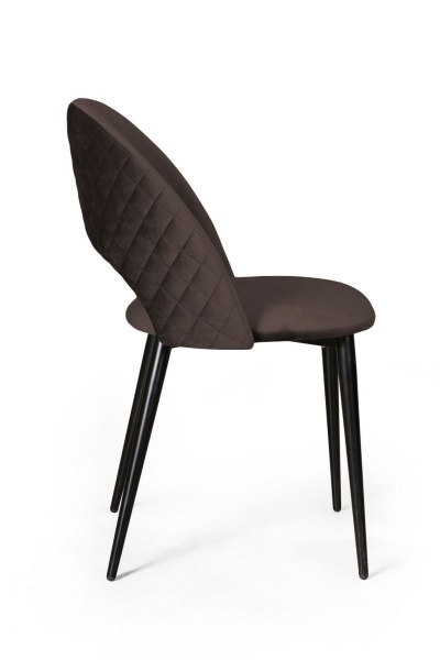 Стул Max ромб, бархат антрацит 14 от интернет-магазина IDODOM.RU