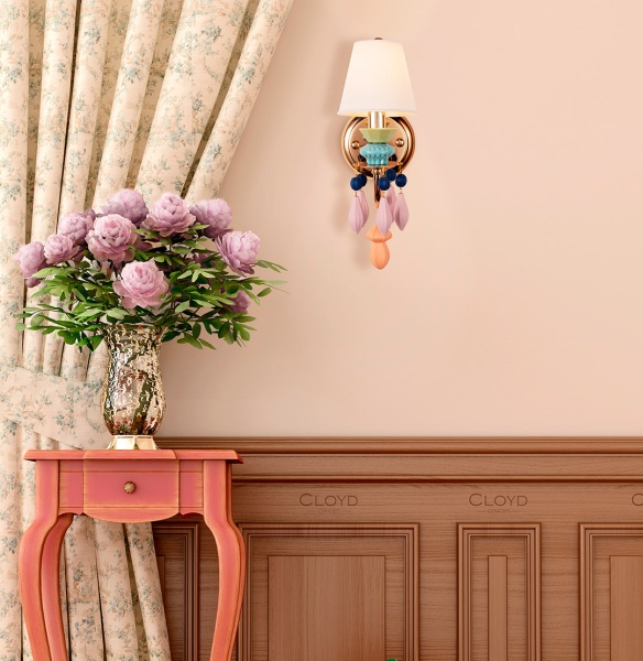 Бра Cloyd LOTTIE-A W1 - цветная керамика (арт.20292) от интернет-магазина IDODOM.RU