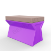 Скамейка X-seat Line Deep Violet, Cappuccino