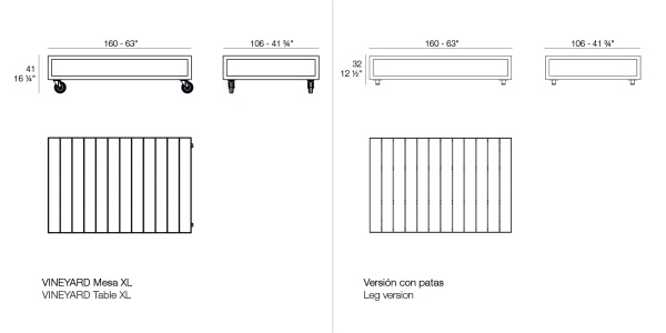Столик Vineyard extra-large от интернет-магазина IDODOM.RU