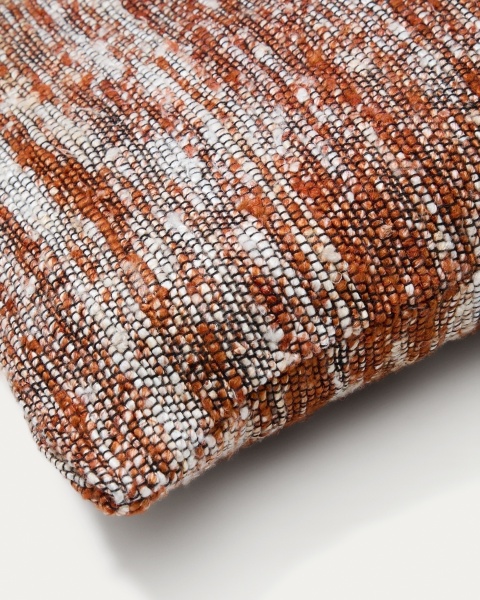 Чехол на подушку Yadit из терракотовой вискозы и хлопка 45 x 45 см от интернет-магазина IDODOM.RU