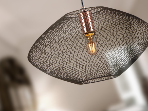 Melany Подвесной светильник 1L черный-медный от интернет-магазина IDODOM.RU