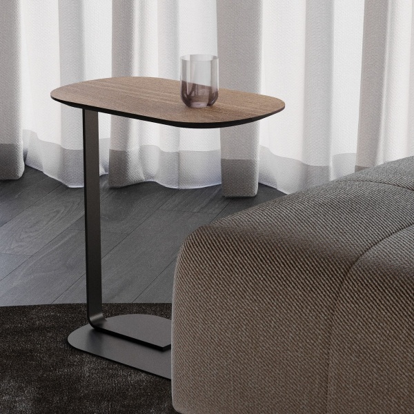 Журнальный столик приставной Side шпон белый шоколад от интернет-магазина IDODOM.RU