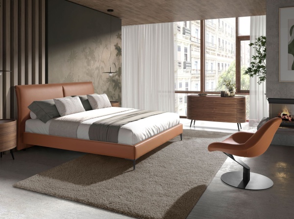 Кресло поворотное 5116/SF991 коричневое из экокожи от интернет-магазина IDODOM.RU