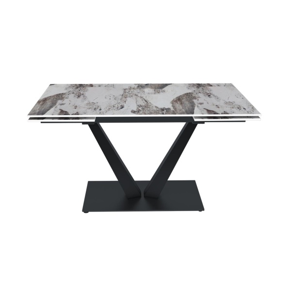 Стол раскладной Malibu (140+40+40), керамика глянцевая Pandora от интернет-магазина IDODOM.RU