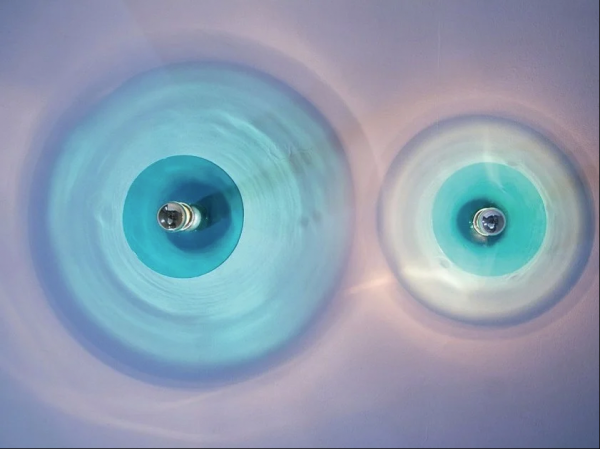 Бра Fest золотой цоколь 5 см - синее стекло от интернет-магазина IDODOM.RU