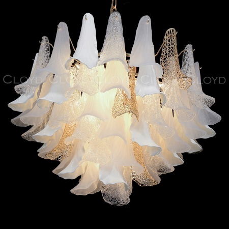 Люстра Cloyd WASABI C16 / Ø84 см - керамика - золото (арт.11327) от интернет-магазина IDODOM.RU