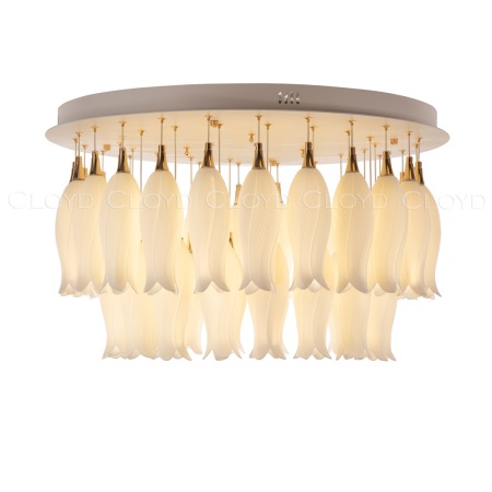 Люстра Cloyd ARGANA C42 / Ø79 см - керамика - E14 - белый (арт.11237) от интернет-магазина IDODOM.RU