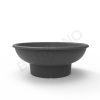 Кашпо Bowl Graphite