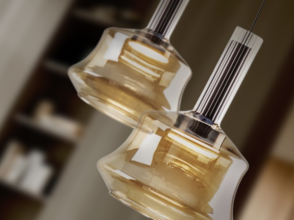 Подвесной светильник Scarlet 1L янтарный от интернет-магазина IDODOM.RU