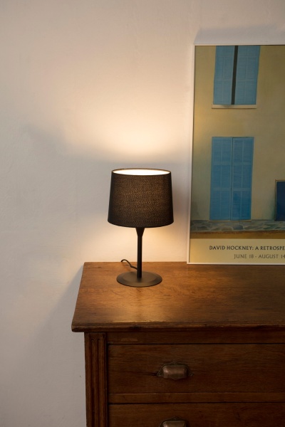 Настольная лампа Mini Gonga черная от интернет-магазина IDODOM.RU