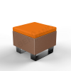 Скамейка Brick 60 Brown, Orange