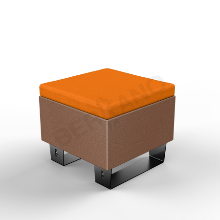 Скамейка Brick 60 Brown, Orange