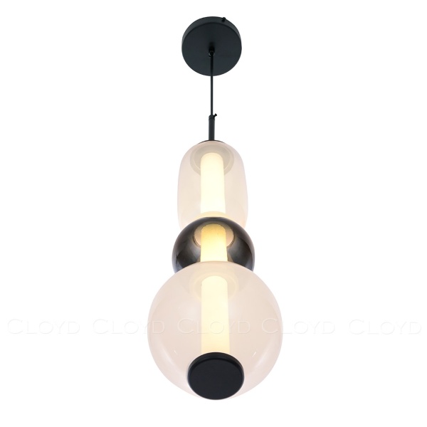 Подвесной светильник Cloyd SUPERNOVA-A P1 / выс. 40 см - 3 яруса - черный (арт.11406) от интернет-магазина IDODOM.RU