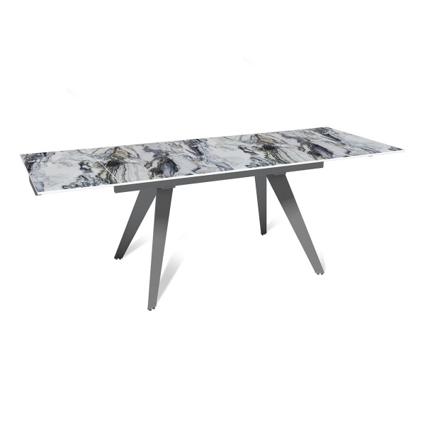 Стол раскладной Rhein (140+40+40), керамика глянцевая Cold Jade от интернет-магазина IDODOM.RU