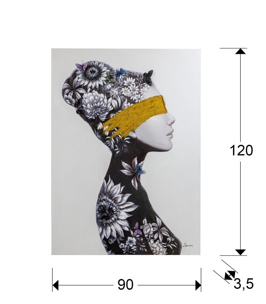 Картина Perfil I акрил 90x120 от интернет-магазина IDODOM.RU